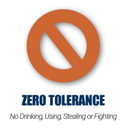 Zero tolerance sober living